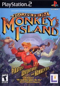 Escape from Monkey Island PAL Playstation 2 PAL box art